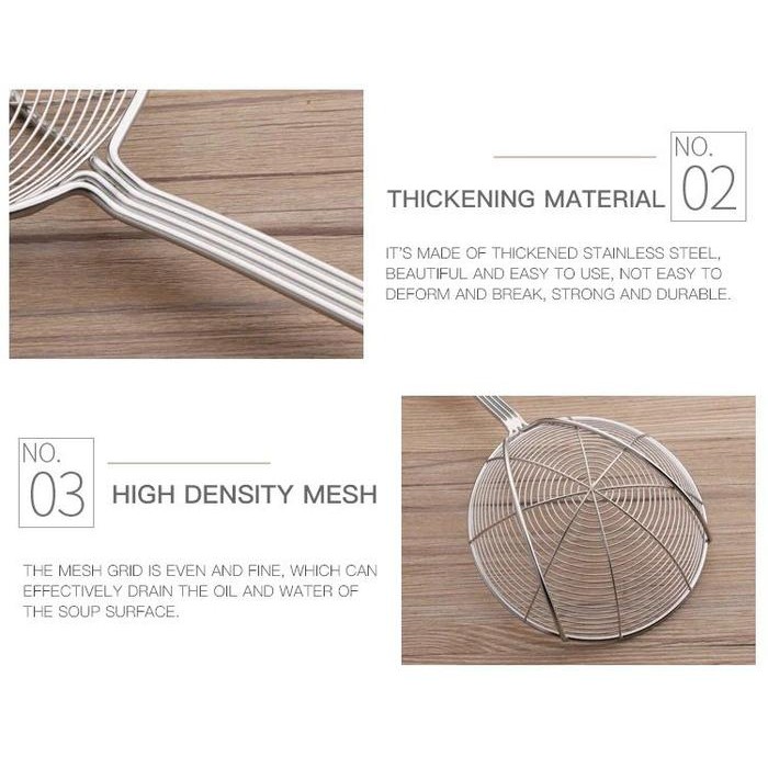 SARINGAN MIE GORENGAN NOODLE STRAINER PREMIUN STAINLESS 18CM