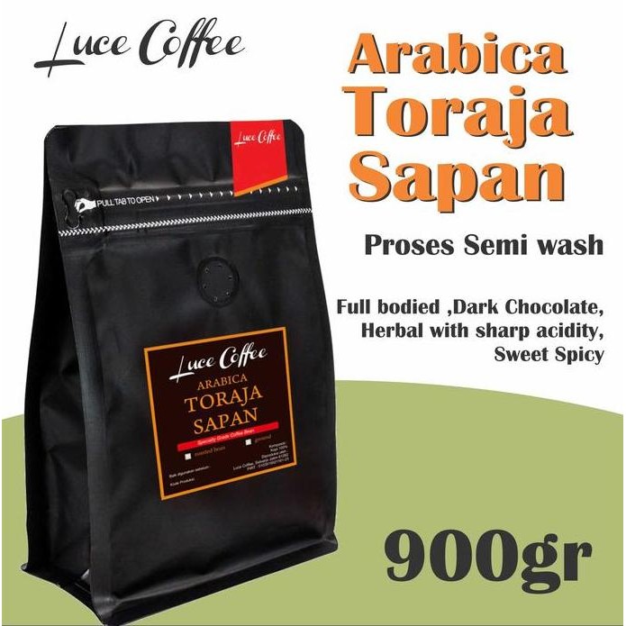 

Kopi Arabica Toraja Sapan 900g - Roastedbean (biji sangrai)