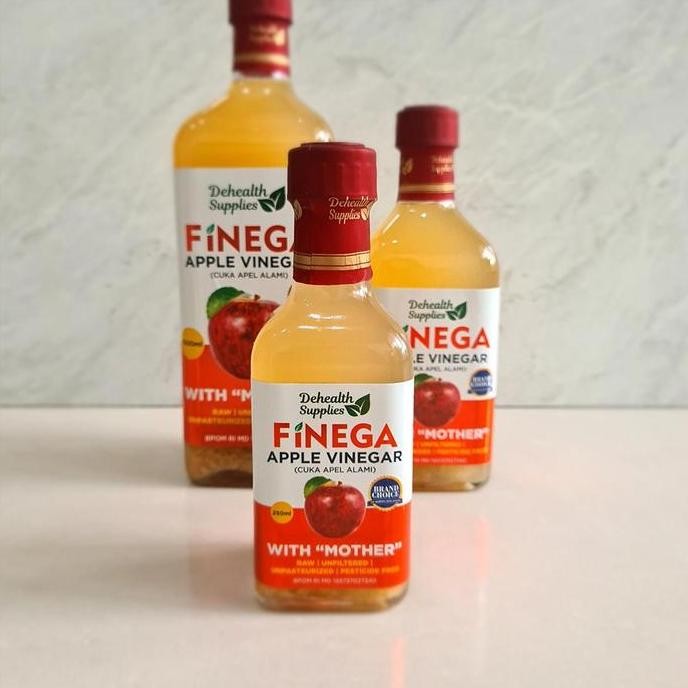 

JH8 Finega Cuka Apel Apple Vinegar ACV With Mother (1L) Vinega