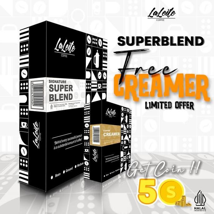 

Super Blend 900g - Roastedbean (Biji Sangrai)