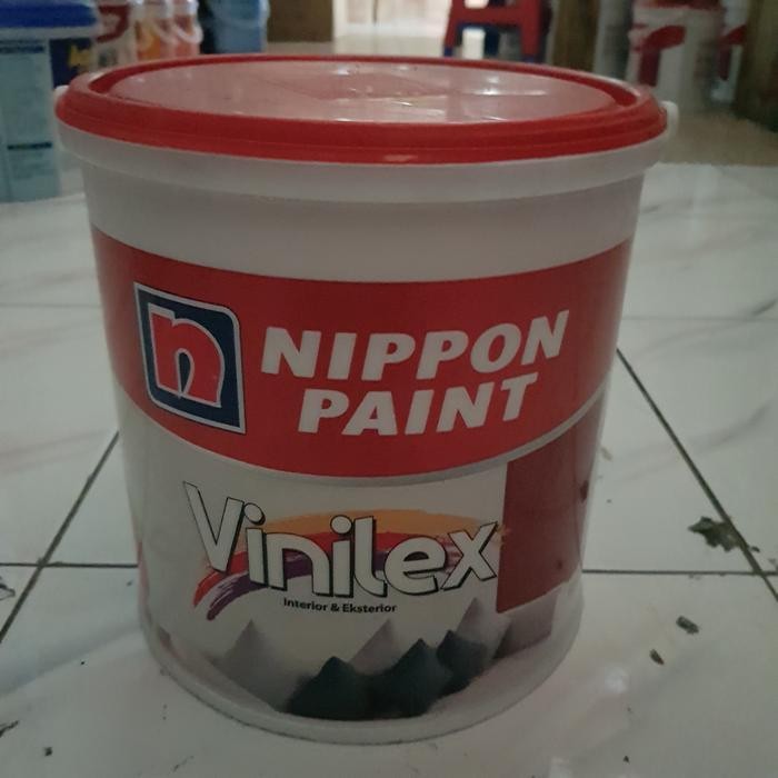 Nippon Paint Cat Vinilex Dolphin Pure Grey/Yl Grey/Minimalis Grey @5Kg Gratis Ongkir