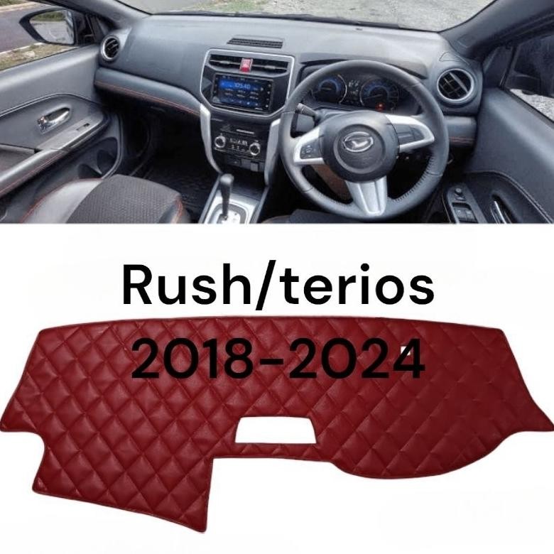 Cover Alas Dashboard Mobil Rush Toyota Terios Daihatsu All New Pelindung Dasbor Kulit Asesoris AST