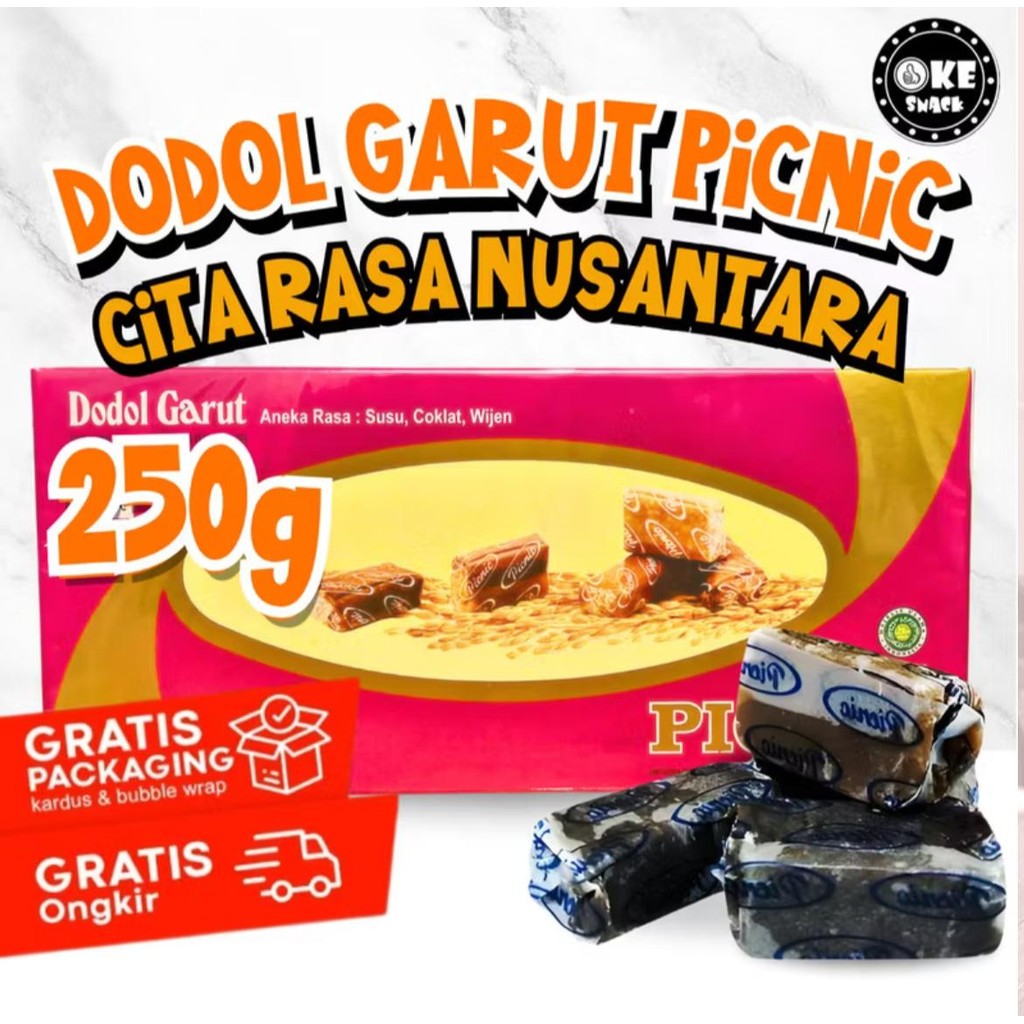 

Camilan Tradisional Dodol Picnic dodol enak dodol garut nusantara 250gr