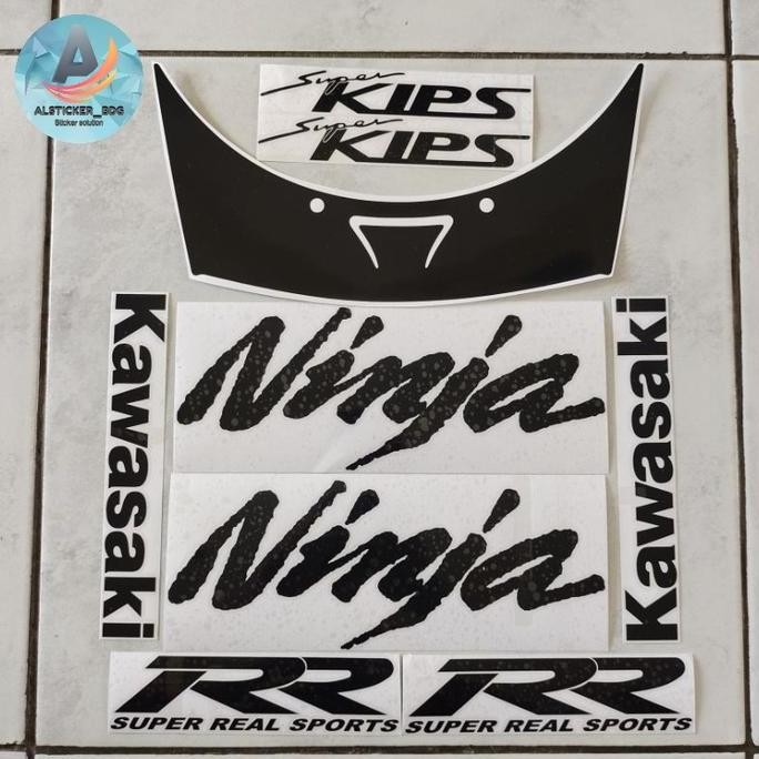 Stiker Striping Cutting Ninja Rr  Zx Hitam / Sticker Cutting Ninja Krr RESTOCK