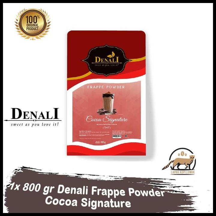 

Terlaris Cocoa Signature Powder Merk Denali Good Quality