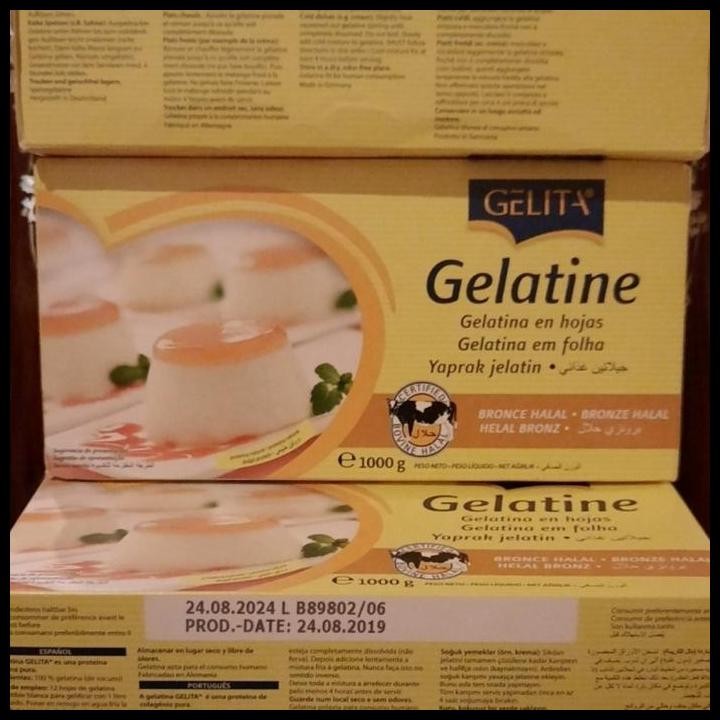 

Terlaris Gelatine Sheet 10Sheet/ Gelatin Lembaran 10Lembar Good Quality