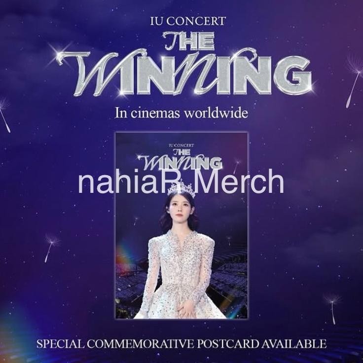 

IU Concert: The Winning x CGV Official Postcard DiM