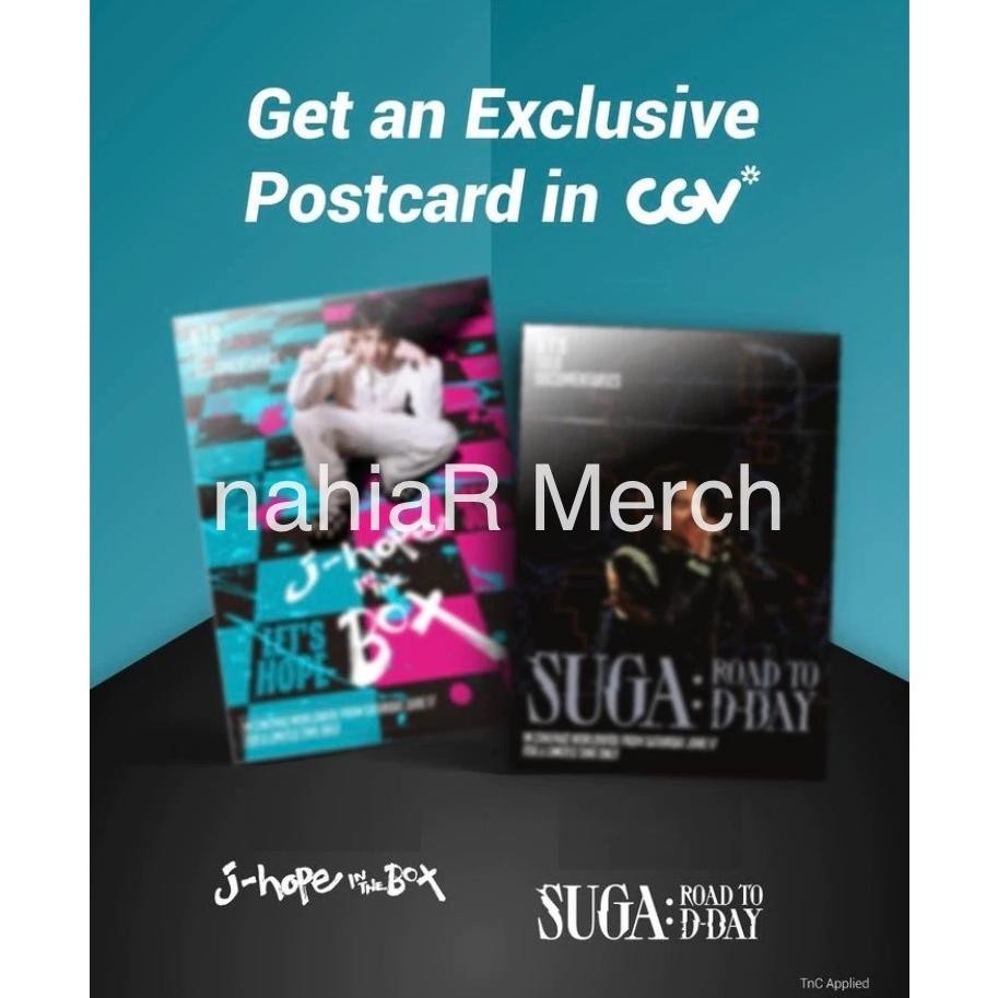 

SUGA: Road to D-DAY x CGV Official Postcard DiM