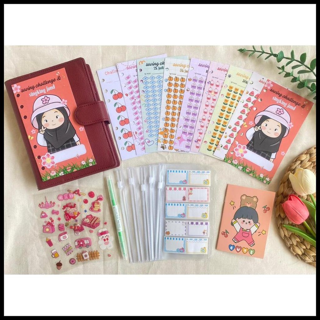 

PAKET NABUNG BINDER A6 HEMAT| A6 PAKET BINDER NABUNG HEMAT