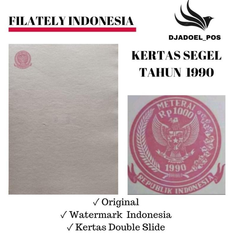 

KERTAS SEGEL TAHUN 1990 Double Asli DiM