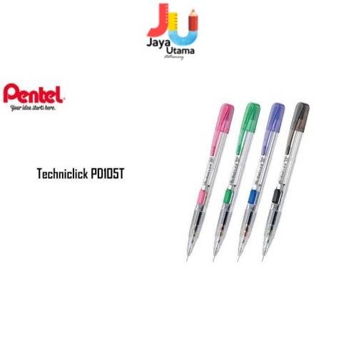 

Pentel Pensil Mekanik Pd 105 (Techniclik) Trans DiM