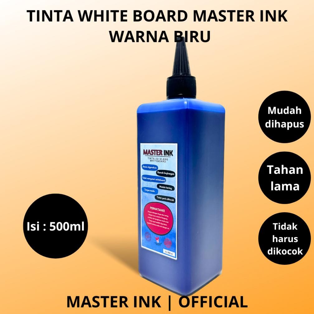 

Tinta Spidol Whiteboard Master INK Tinta Isi Ulang Spidol Master INK BIRU 500ml DiM