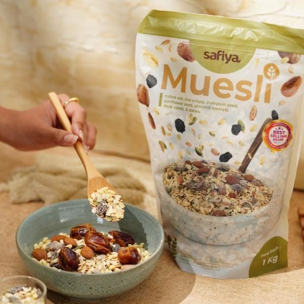 

Terlaris Safiya Muesli Fruit & Seed 1 Kg Sereal Sehat Original Diet Wwr-76