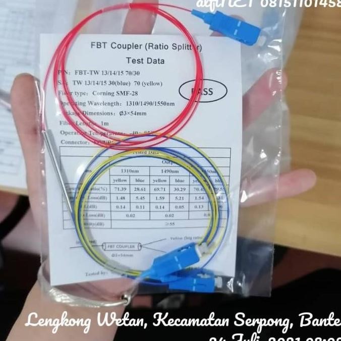 

Sale Paket Splitter Ratio Rasio 8 Odp Upc Spliter