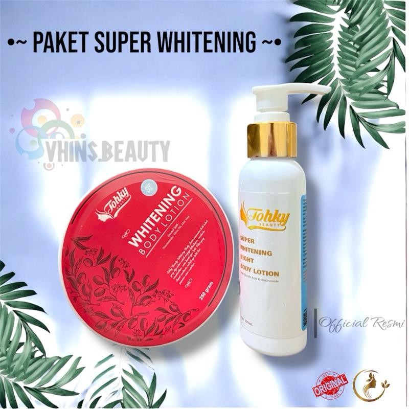 Paket Super Whitening Lotion Tohky New Best Quality 100% Original