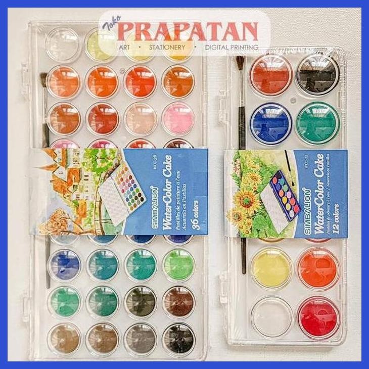 

( SEKOLAH / LUKIS ) DISCOUNT SIMBALION WATERCOLOR SET BLOCK | CAT AIR SET (SENI / MENGGAMBAR / ART / KERAJINAN ) PACKING AMAN