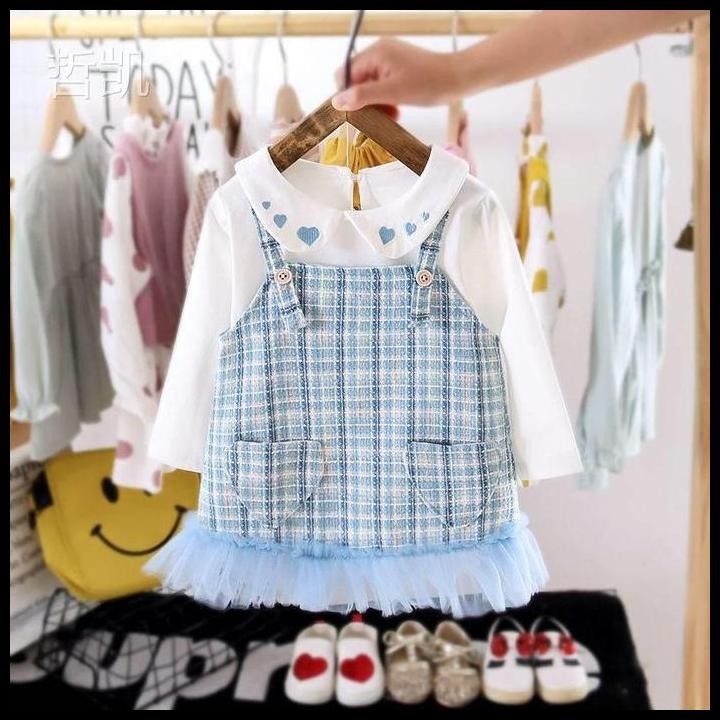 Terlaris Bayi - 5 Tahun | Han So-Hee Dress Korea - Dres Fashion Baby Korean Dress Tutu Anak Perempua