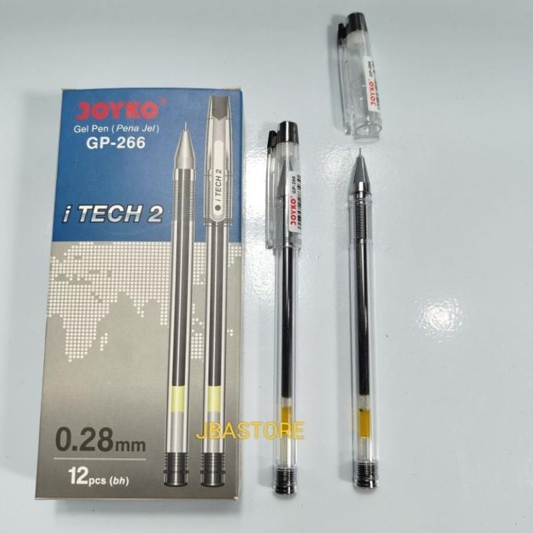 

1 Pak Gel Pen Pena Jel Pulpen Hi Tech Joyko 0.28mm GP-266 DiM