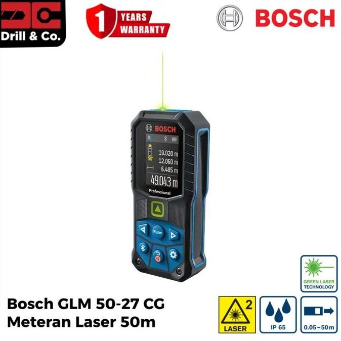 

Sale Bosch Glm 50-27 Cg Meteran Laser Hijau 50 M / Laser Rangefinder 50M