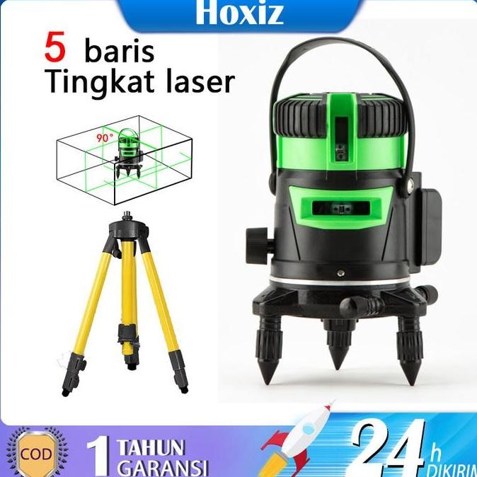

Sale 5 Line 6 Poin Tingkat Laser Kuat Cahaya 360 Rotary Vertikal Horizontal Laser Jalur Tripod Luar Ruangan Alat Ukur