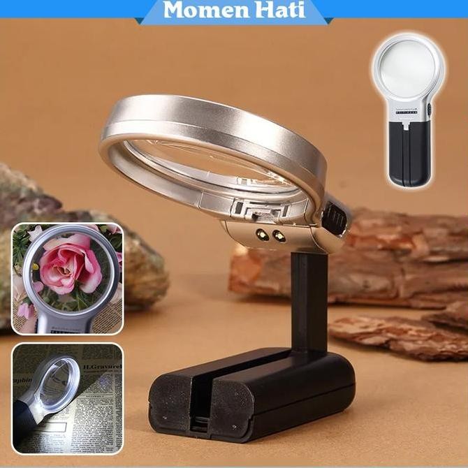 

Sale Kaca Pembesar Lampu Led Hd Portabel Loupe Untuk Membaca Dan Perhiasan