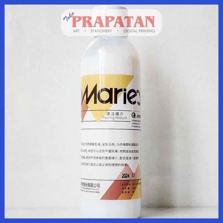 

( SEKOLAH / LUKIS ) SALE MARIES ACRYLIC POURING MEDIUM 180ML | MEDIUM POURING CAT AKRILIK (SENI / MENGGAMBAR / ART / KERAJINAN ) PACKING AMAN