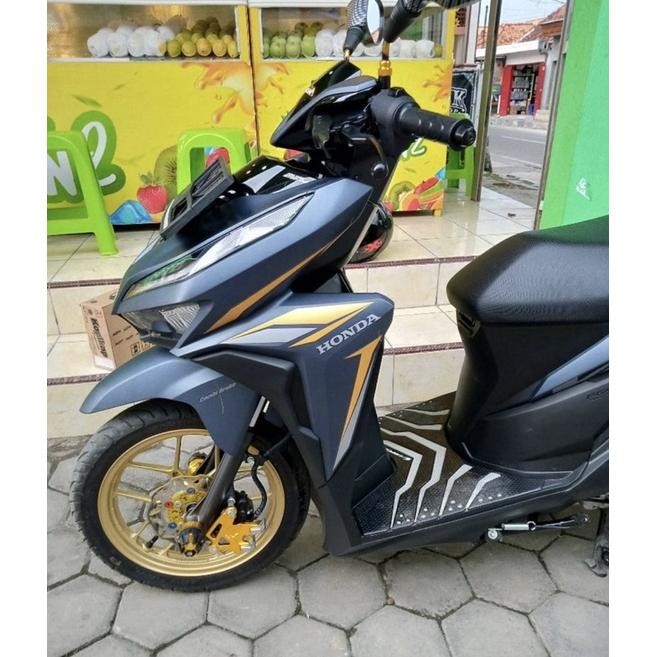 PAKET PIRINGAN DISC CAKRAM BEAT VARIASI RIVET + COVER  CAKAR + JALU NAGA AS RODA DEPAN MOTOR HONDA M