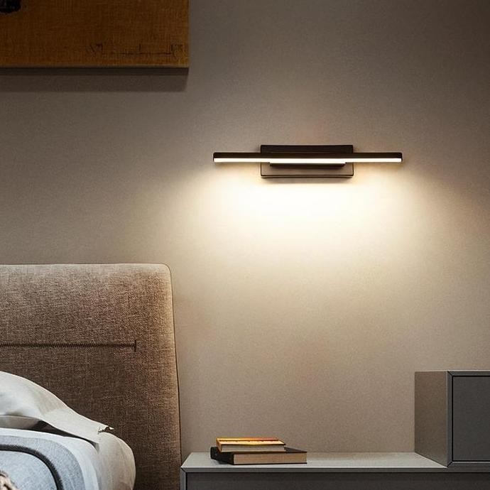 3 Warna Lampu Dinding Led Minimalis Modern - Lampu Dinding Kamar Tidur - Desain Dapat Diputar - 7 Wa