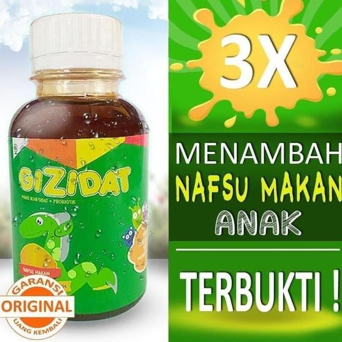

NEW GIZIDAT Madu Ikan Sidat | Multivitamin Anak Penambah Nafsu Makan Ori READY
