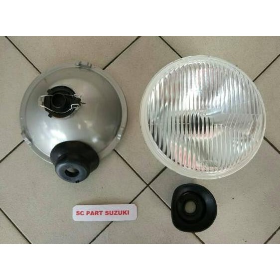 Headlam lampu depan bulat suzuki jimny katana