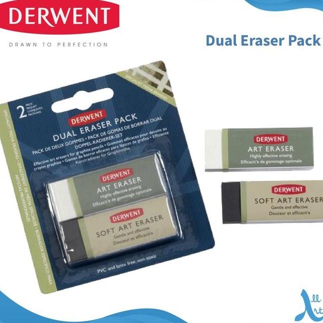 

Penghapus Derwent Art Eraser Set 2