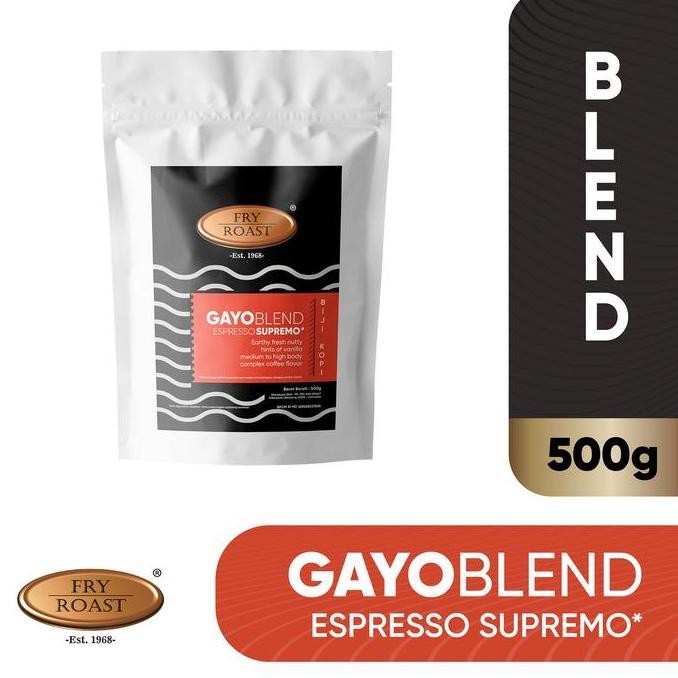 

Kopi Gayo Blend Espresso Supremo 500 Gram Biji Dan Bubuk