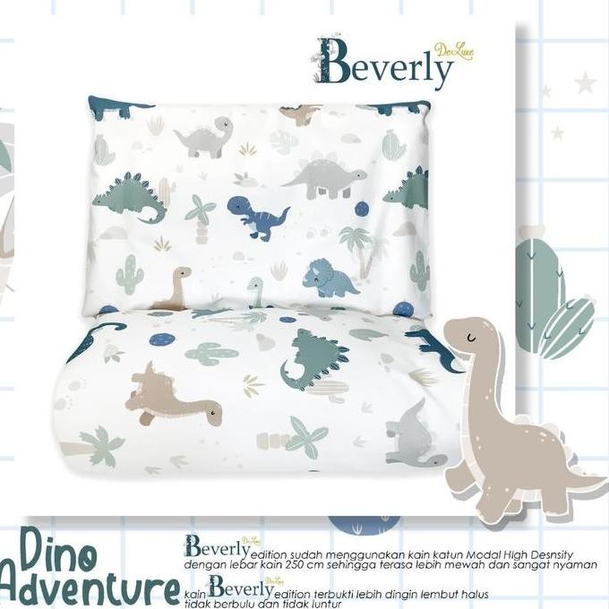 Sprei BEVERLY Anak Motif DINO Ukuran 90 sd 200