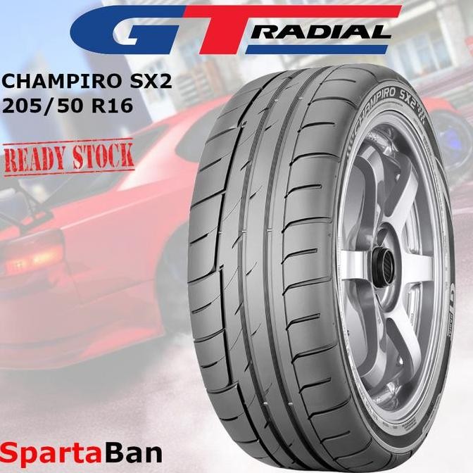 * Gt Radial Champiro Sx2 205/50R16 (Ban Mobil) *