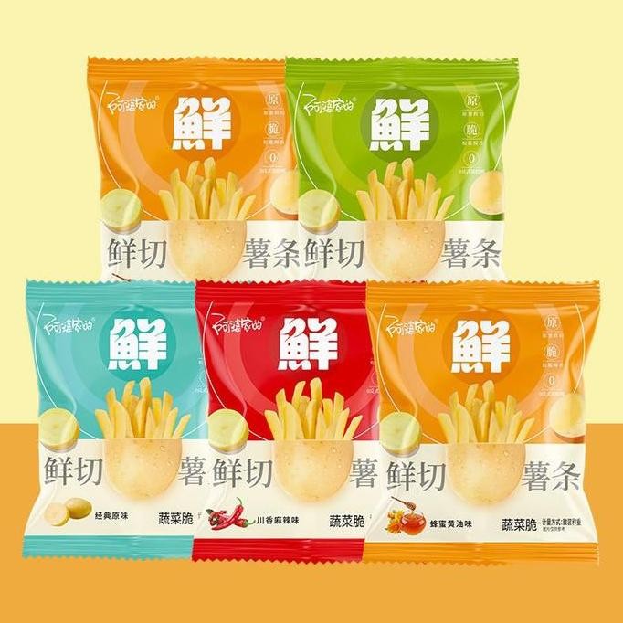 

Snack Kentang Stick Bumbu Keripik Potato Camilan Kentang Goreng Crispy