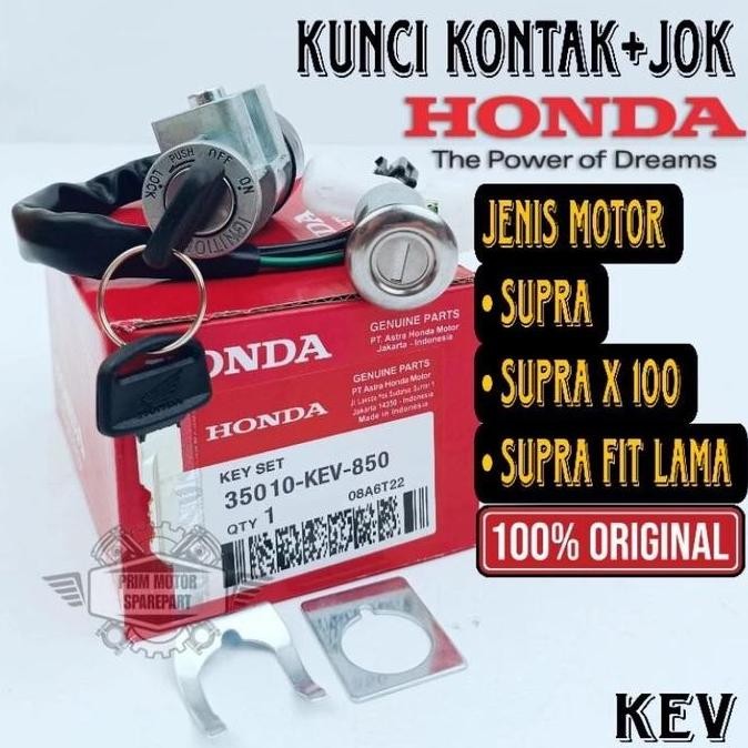KUNCI KONTAK KEV+JOK ORIGINAL SUPRA, SUPRA X 100, SUPRA FIT LAMA , SUPRA LAMA KUALITAS ORIGINAL 100%