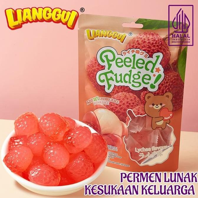 

Permen Lunak Rasa Lychee Peeled Lychee Manis Enak Rasa Buah Leci Segar