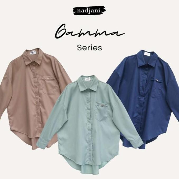 Sale Gamma Kemeja Kancing Wanita Oversize Busui Friendly Best Seller