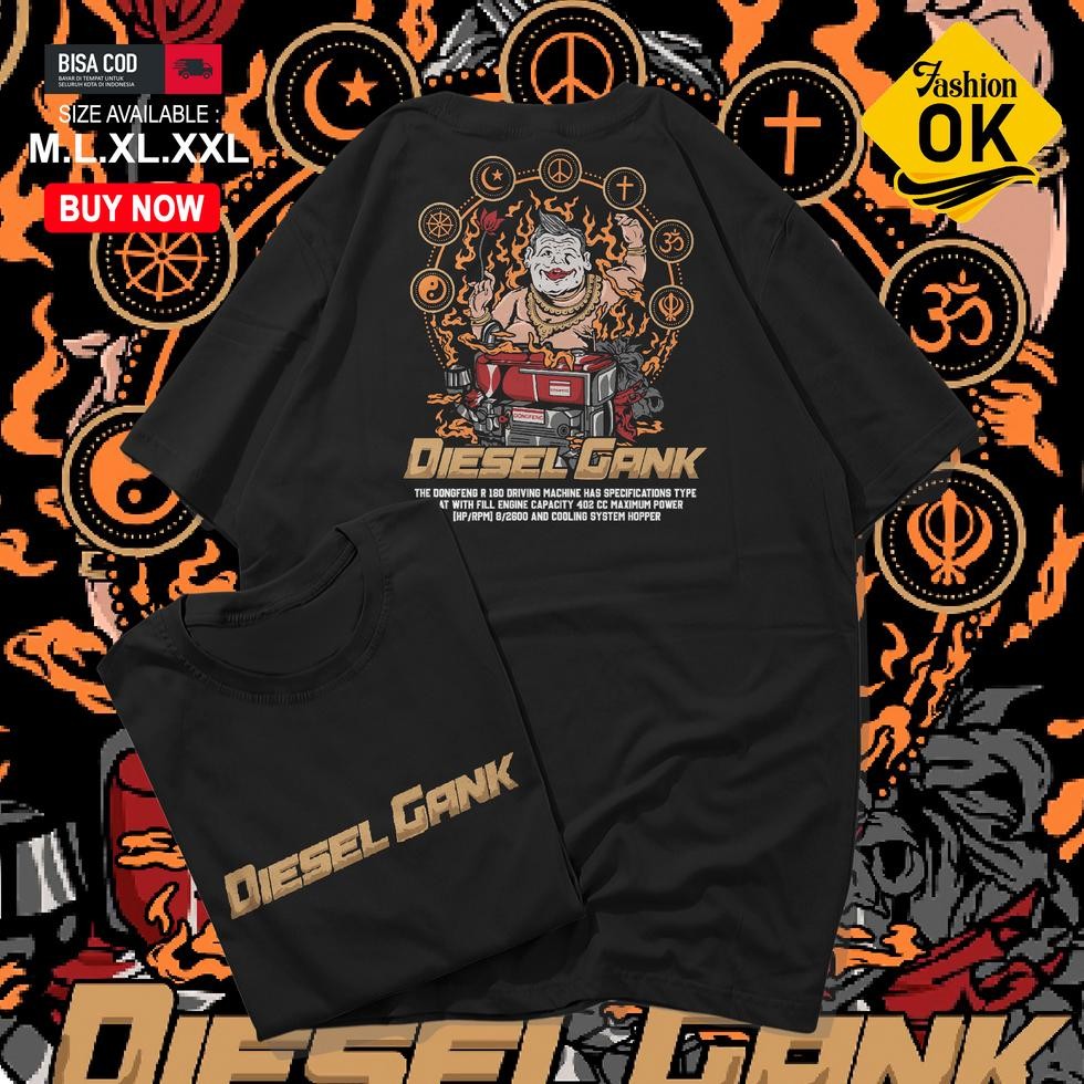 Promo Diesel Gank V3 Dong Feng Edition Kaos Diesel Gank Original Kaos Diesel