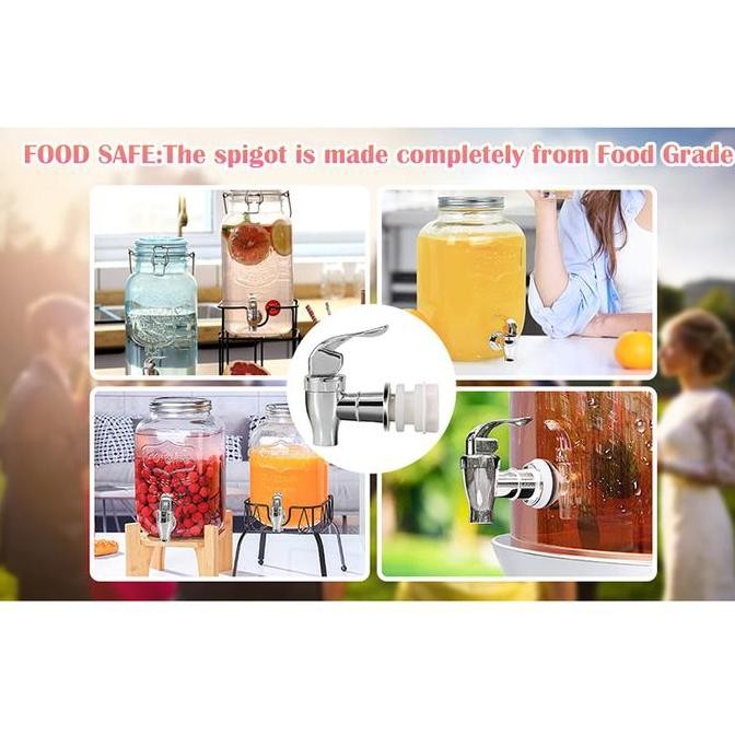 Dispenser Kran Gold Kran Jus Dispenser Tabung Kaca Model Nanas Water Dispenser Tabung Model Nanas