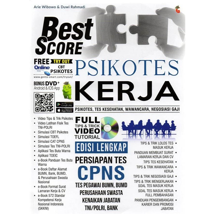 Buku Best Score Psikotes Kerja Termurah Best Quality 100% Original