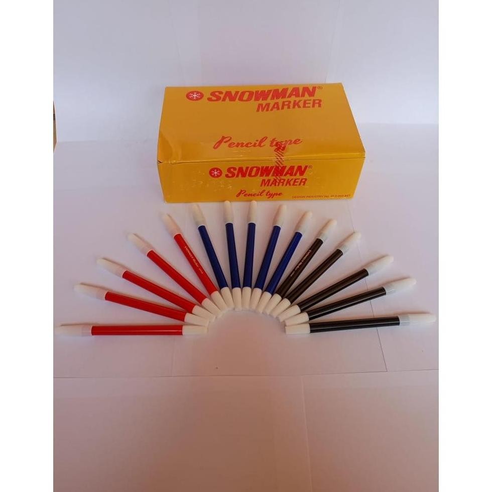

Sale ( 100 Gram Selusin 12 Pcs ) Color Marker / Spidol Lepas Snowman Warna Kecil