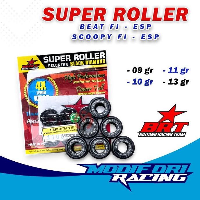 BRT - Roller Beat Fi Racing - Roller Black Diamond BRT Racing - scoopy MURAH