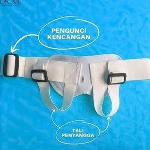 Alat Terapi Celana Hernia Pria Wanita/Celana Turun Berok Hernia Aid With Pad/ Sabuk Hernia Pria Wani