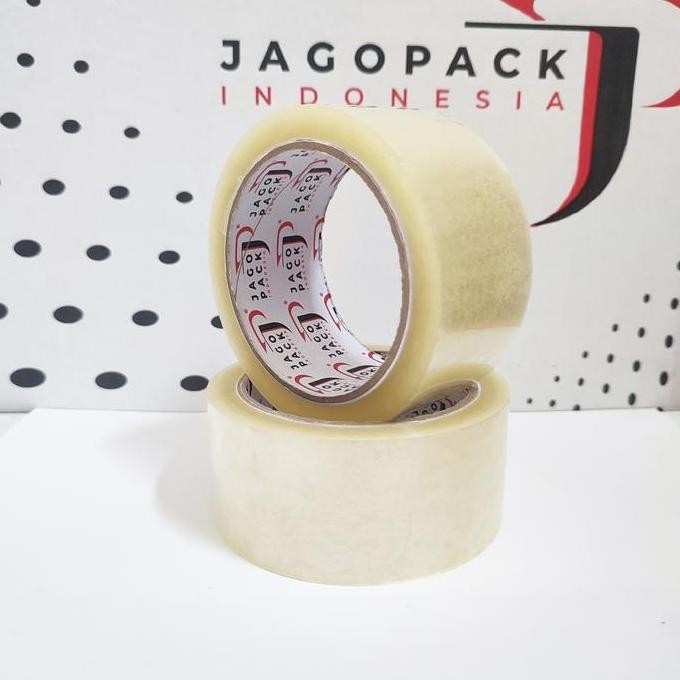 

1 Lusin / 12 Pcs - Lakban Bening Ekonomis 45 x 100 yard - Jago Pack Indonesia