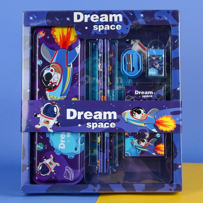 

SET ATK GIFT BOX KIDS ANAK MOTIF ASTRONOT DINOSAURUS ANIMAL OCEAN UNICORN CARS SPIDERMAN FROZEN PRINCESS HELLO KITTY DORAEMON PONY PENSIL PENGGARIS PENGHAPUS RAUTAN / 1 SET PENCIL HADIAH P9