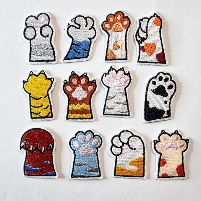 

best produk] patch paw animal series, paw dog, cat, tiger, lion