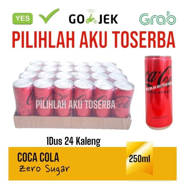 

Coca Cola Zero Sugar Kaleng Can 250 Ml - ( Harga 1 Dus ) Termurah Best Quality 100% Original