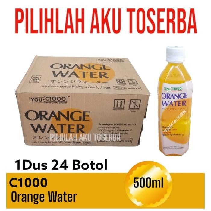 

You C 1000 / You C1000 Orange Water 500 Ml - ( 1 Dus Isi 24 ) Terlaris Best Quality 100% Original