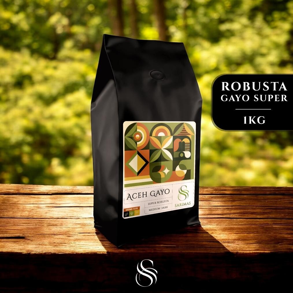 

Cod Kopi Robusta Gayo Super 1Kg Sarimas (Kopi Bubuk) Fresh Roasted - Light Green Ad-56